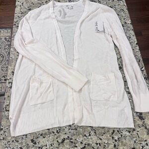NWT white cardigan sweater 
Ninewest